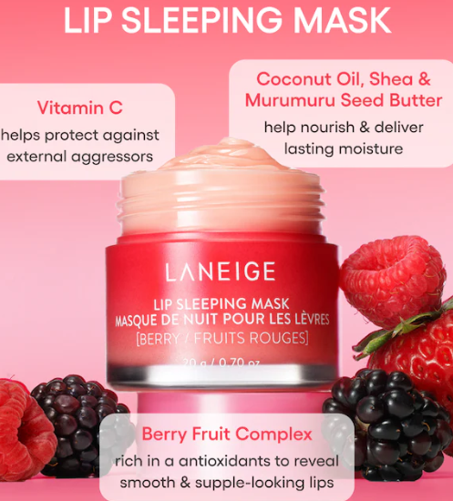 LANEIGE Lip Sleeping Mask Intense Hydration with Vitamin C 20 Gram