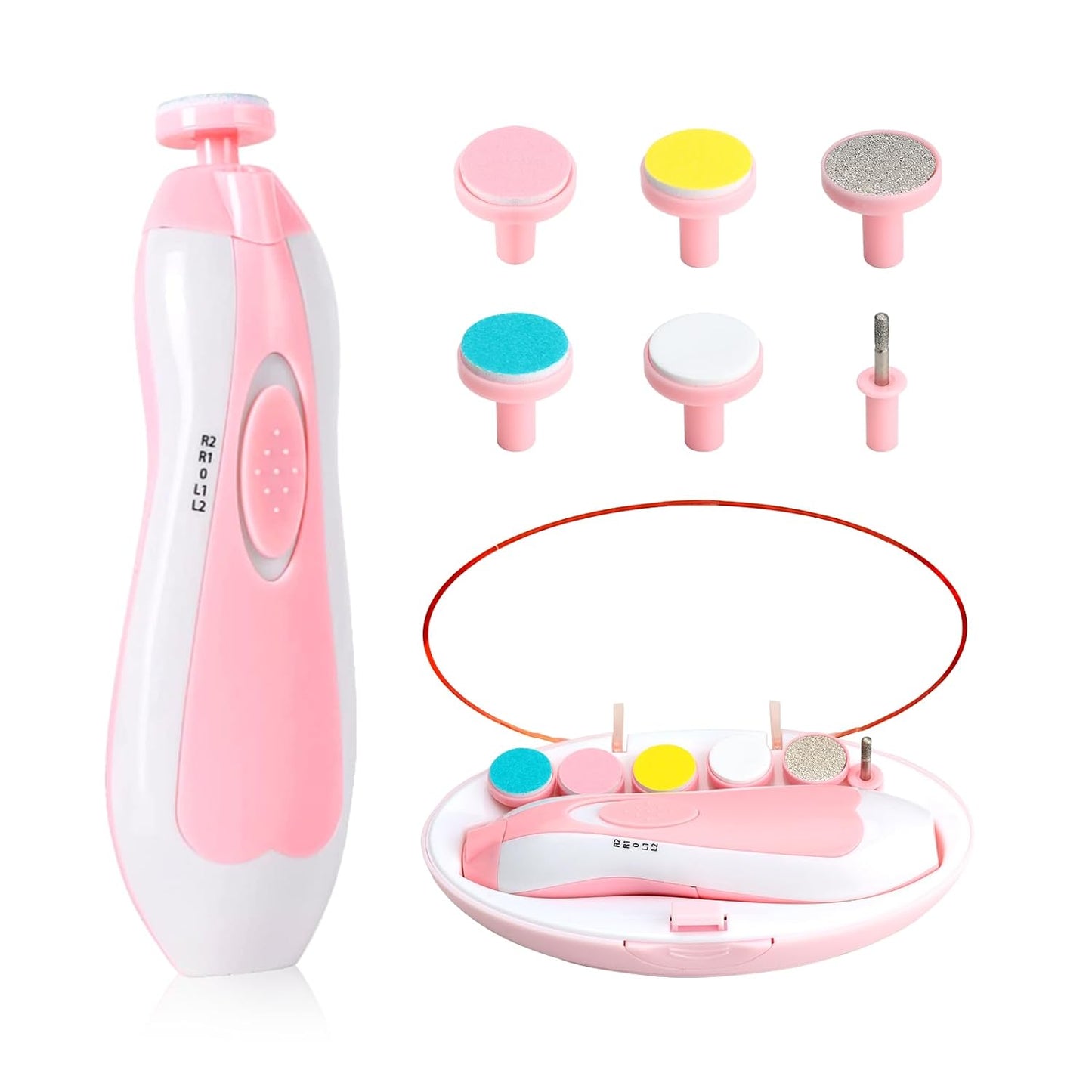 Baby Nail Trimmer with 6 Grinding Heads