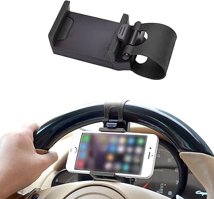 Universal Car Steering Wheel Phone Holder